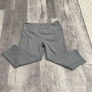 Earth Yoga Size XL Comfort Sustainable Gray Capri Leggings